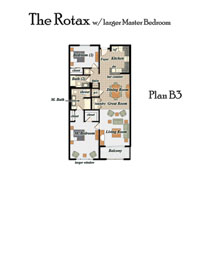 The Rotax B3 floor plan