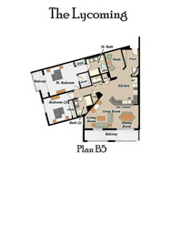 The Lycoming B5 floor plan