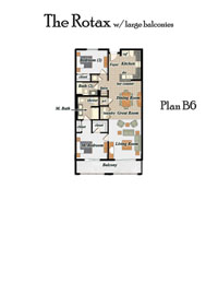 The Rotax B6 floor plan