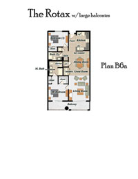 The Rotax B6a floor plan