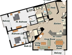 Unit 807 floor plan